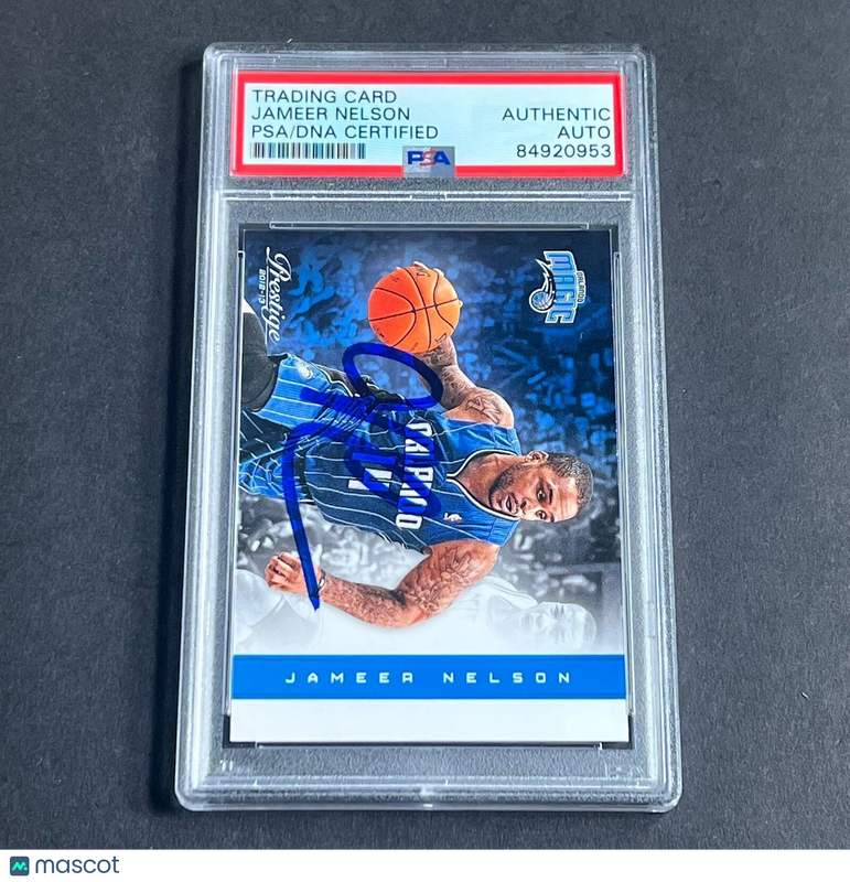 2012 Panini America #104 Jameer Nelson Signed Card AUTO PSA Slabbed Magic