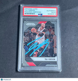 2016-17 Panini Prizm #30 Taj Gibson Signed Card AUTO PSA Slabbed Bulls