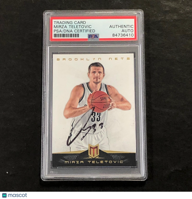 2012-13 Panini Momentum #26 Mirza Teletovic Signed Card AUTO PSA Slabbed Nets