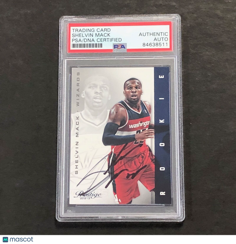 2012-13 Panini Prestige #193 Shelvin Mack Signed Card AUTO PSA Slabbed Wizards