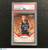 2013-14 Panini Prestige #26 Ryan Anderson Signed Card AUTO PSA Slabbed Pelicans