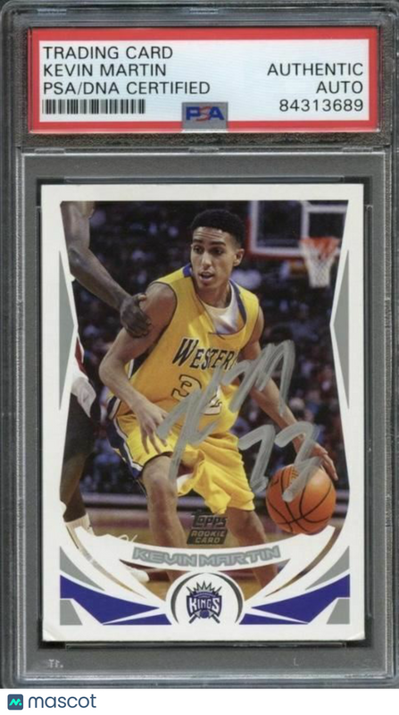 2004 Topps #246 Kevin Martin Signed Card AUTO PSA Slabbed Kings