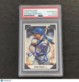1991 Leaf #91 Omar Vizquel Signed Card PSA Slabbed Auto Mariners