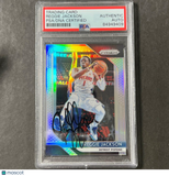 2018-19 Panini Prizm #142 Reggie Jackson Signed Card AUTO PSA Slabbed Pistons