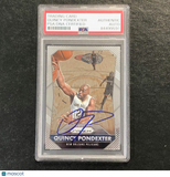 2015-16 Panini Prizm #105 Quincy Pondexter signed card PSA/DNA Pelicans Auto