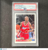 1992-93 Upper Deck #203 Gary Grant Signed Card PSA Slabbed Clippers