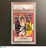 2007-08 Fleer #172 Steve Novak Signed Card AUTO PSA Slabbed Rockets