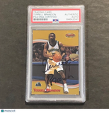 1999 Bowman Best #4 Terrell Brandon Signed Card AUTO PSA/DNA Slabbed Bucks