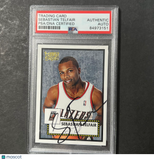 2005-06 Topps 1952 Style #128 Sebastian Telfair Signed Card AUTO PSA/DNA Slabbed
