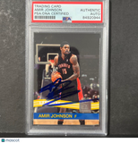 2010-11 Donruss #35 Amir Johnson Signed Card AUTO PSA Slabbed Raptors