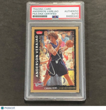 2008-09 NBA Fleer #26 Anderson Varejao Signed Card AUTO PSA Slabbed Cavaliers