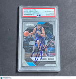 2016-17 Panini Prizm #92 Nicolas Batum Signed Card AUTO PSA Slabbed Hornets