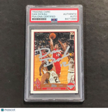 2003-04 NBA Topps #161 Dan Dickau Signed Card AUTO PSA Slabbed Hawks