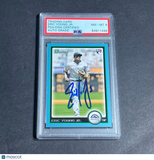 2010 Bowman Draft #BDP34 Eric Young Jr. Signed Card PSA Slabbed Auto 8 RC Rockie