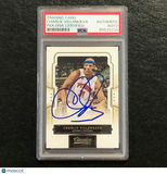 2009-10 Classics Basketball #44 Charlie Villanueva Signed Card AUTO PSA/DNA Slab