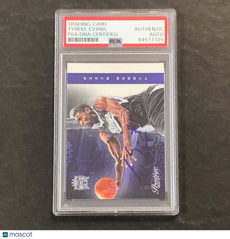 2012-13 Panini Prestige #44 Tyreke Evans Signed Card AUTO PSA Slabbed Kings