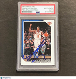 2018-19 NBA Hoops #68 Frank Ntilikina Signed Card AUTO PSA Slabbed Knicks
