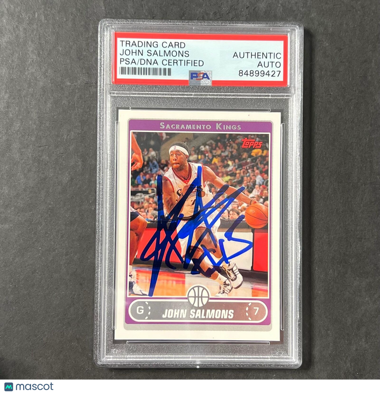 2006-07 Topps #179 John Salmons Signed Card AUTO PSA/DNA Slabbed Kings