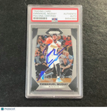 2017-18 Panini Prizm #161 Emmanuel Mudiay Signed Card AUTO PSA Slabbed Nuggets