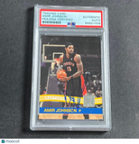 2010-11 Donruss #35 Amir Johnson Signed Card AUTO PSA Slabbed Raptors