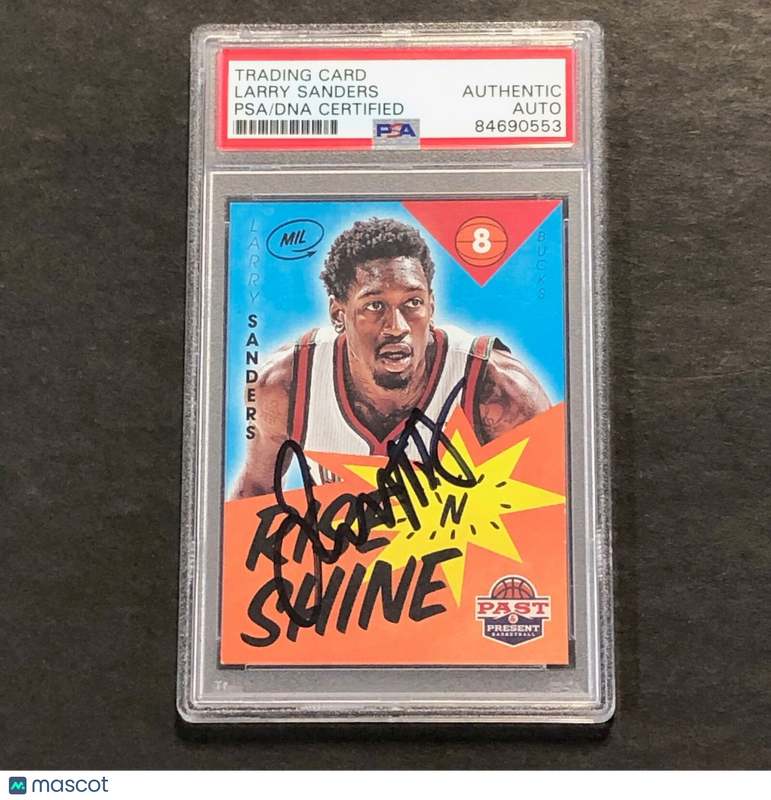 2012-13 Panini Past & Present #79 Larry Sanders Signed Card PSA/DNA Slabbed Buck