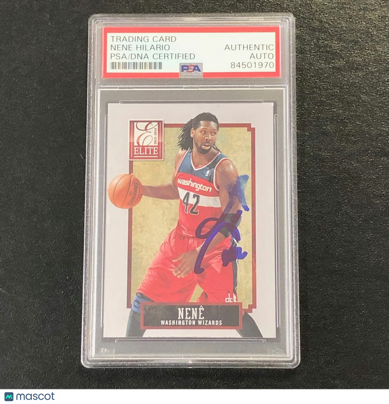 2013-14 Elite Aspirations #155 Nene Signed AUTO PSA Slabbed Wizards