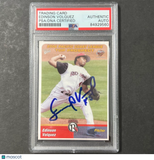 2006 Multi-Aid #17 Edinson Volquez Signed Card PSA Slabbed Auto Rangers