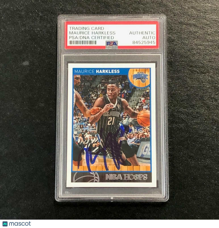 2013-14 NBA Hoops #58 Moe Harkless Signed Card AUTO PSA Slabbed Magic