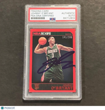 2014-15 NBA Hoops #290 Johnny O'Bryant Signed Card AUTO PSA/DNA Slabbed RC Bucks