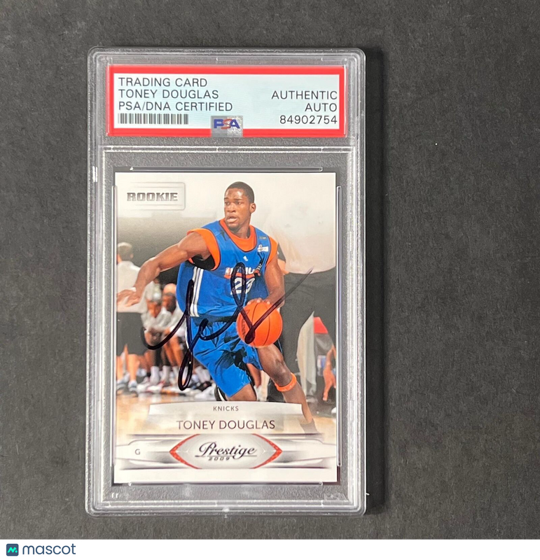 2009-10 Prestige Rookie #179 Toney Douglas Signed Card AUTO PSA Slabbed RC Knick