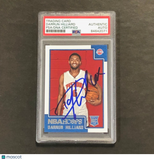 2015-16 NBA Hoops #297 Darrun Hilliard Signed Card AUTO PSA Slabbed RC Pistons