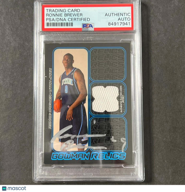 2006 Topps #GR-RBR Ronnie Brewer Signed Card AUTO PSA Slabbed Jazz