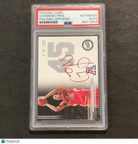 2005 PressPass #118 Channing Frye Signed Card AUTO PSA Slabbed RC Arizona
