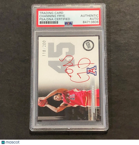 2005 PressPass #118 Channing Frye Signed Card AUTO PSA Slabbed RC Arizona