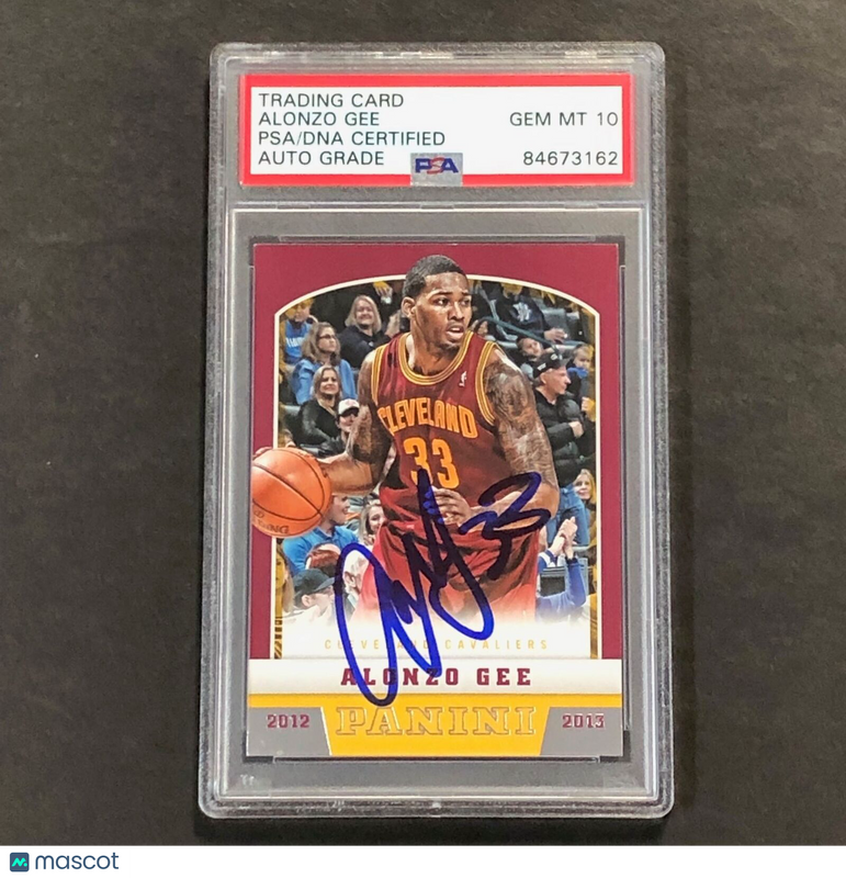 2012-13 Panini Basketball #15 Alonzo Gee Signed Card AUTO PSA Slabbed Cavaliers