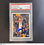 2016-17 NBA Hoops #195 Dante Exum Signed Card AUTO PSA Slabbed Jazz