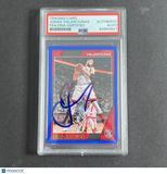 2016-17 NBA Hoops Blue #112 Jonas Valanciunas Signed Card AUTO PSA Slabbed Rapto
