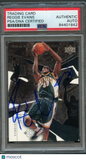 2003-04 Upper Deck Black Diamond #26 Reggie Evans Signed Card AUTO PSA Slabbed S