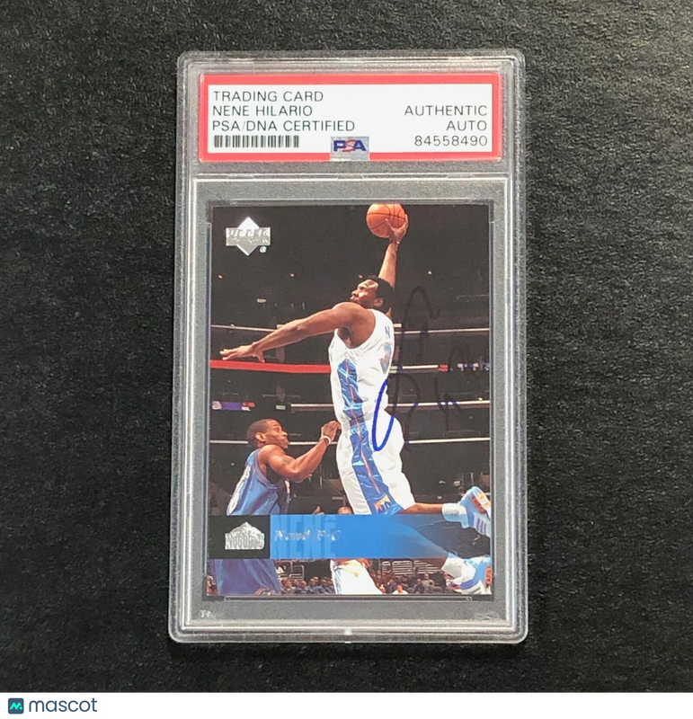 2006-07 Upper Deck #48 Nene Signed AUTO PSA Slabbed Nuggets
