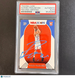 2020-21 Panini NBA Hoops #219 Aleksej Pokusevski Signed Card AUTO PSA Slabbed RC