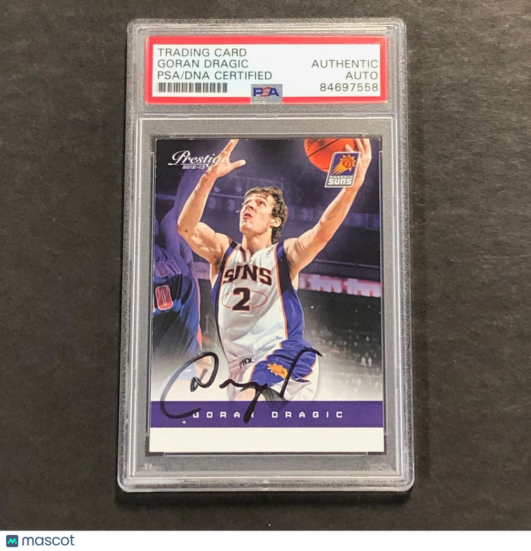 2012-13 Panini Prestige #38 Goran Dragic Signed Card AUTO PSA/DNA Slabbed Suns