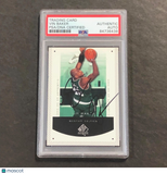 2002-03 SP Authentic #8 Vin Baker Signed Card AUTO PSA/DNA Slabbed Celtics