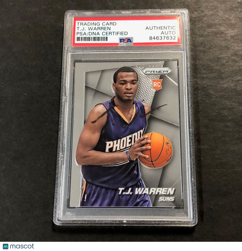 2014-15 Panini Prizm #263 TJ WARREN Signed Rookie Card AUTO PSA Slabbed RC Suns