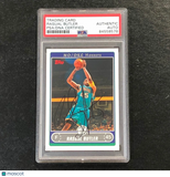 2006 Topps #207 Rasual Butler Signed Card AUTO PSA Slabbed Hornets