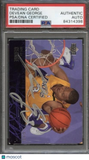 2003-04 Upper Deck #125 Devean George Signed Card AUTO PSA Slabbed