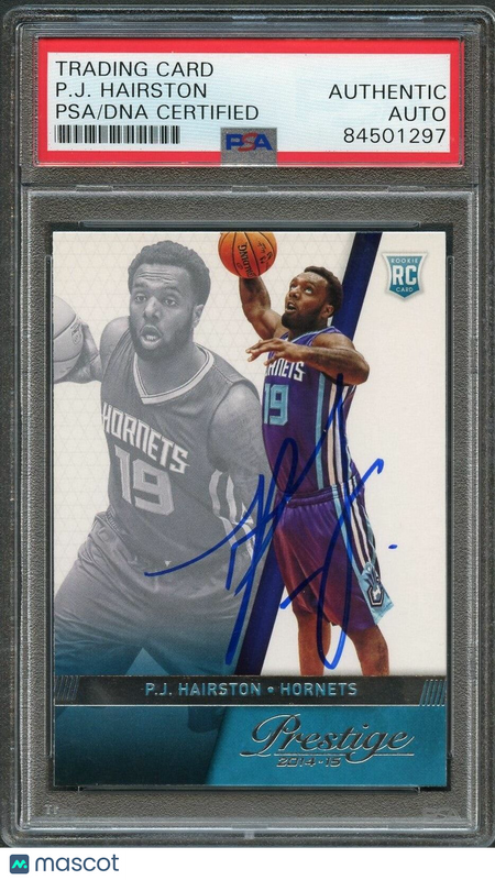 2014-15 Panini Prestige #182 PJ Hairston Signed Card AUTO PSA/DNA Slabbed RC Hor