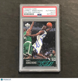 2003-04 Upper Deck #179 Darrell Armstrong Signed Card AUTO PSA Slabbed Hornets