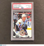 1996-97 Donruss Press Proof #2 Jeremy Roenick Signed Card AUTO PSA slabbed Black