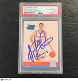 2010-11 Donruss Rated Rookie #260 Andy Rautins Signed Card Auto PSA Slabbed Knicks