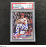 2018 Topps Chrome #9 Victor Arano Signed Card PSA Slabbed Auto Phillies